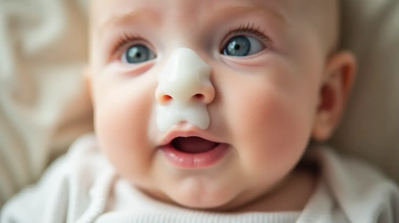 Milk Coming Out of Baby's Nose