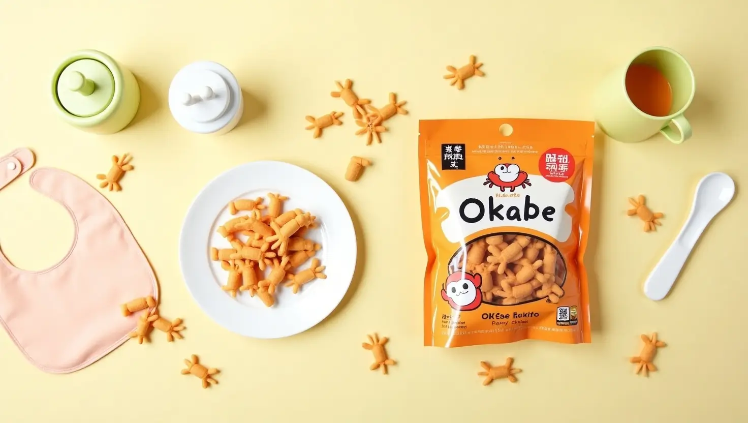 okabe kanikko baby crab snack