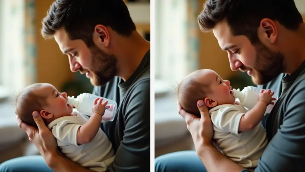 Combo Feeding Baby