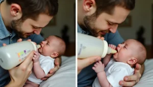 combo feeding baby