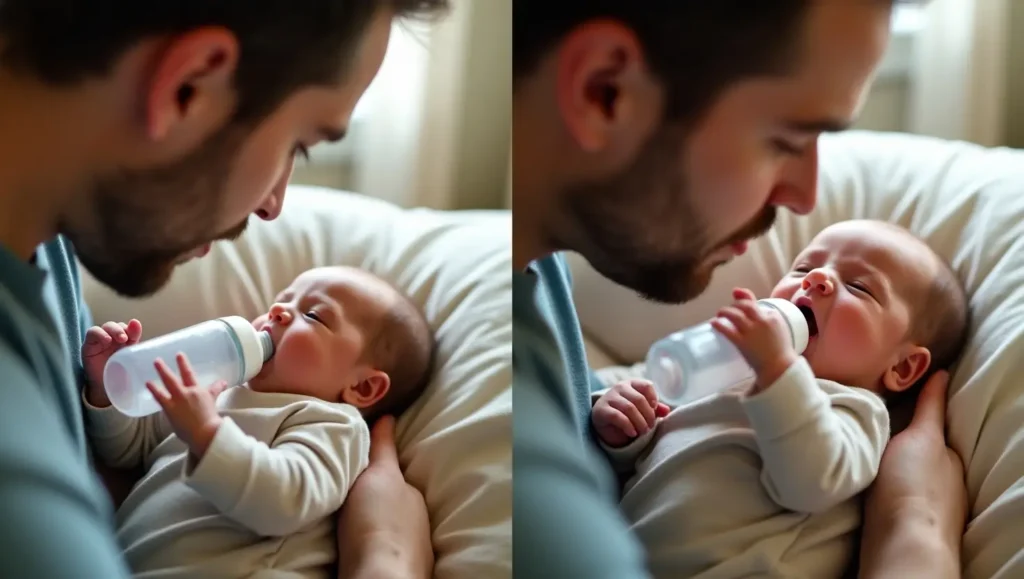 Combo Feeding Baby
