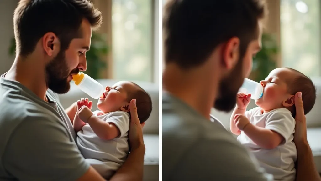 Combo Feeding Baby