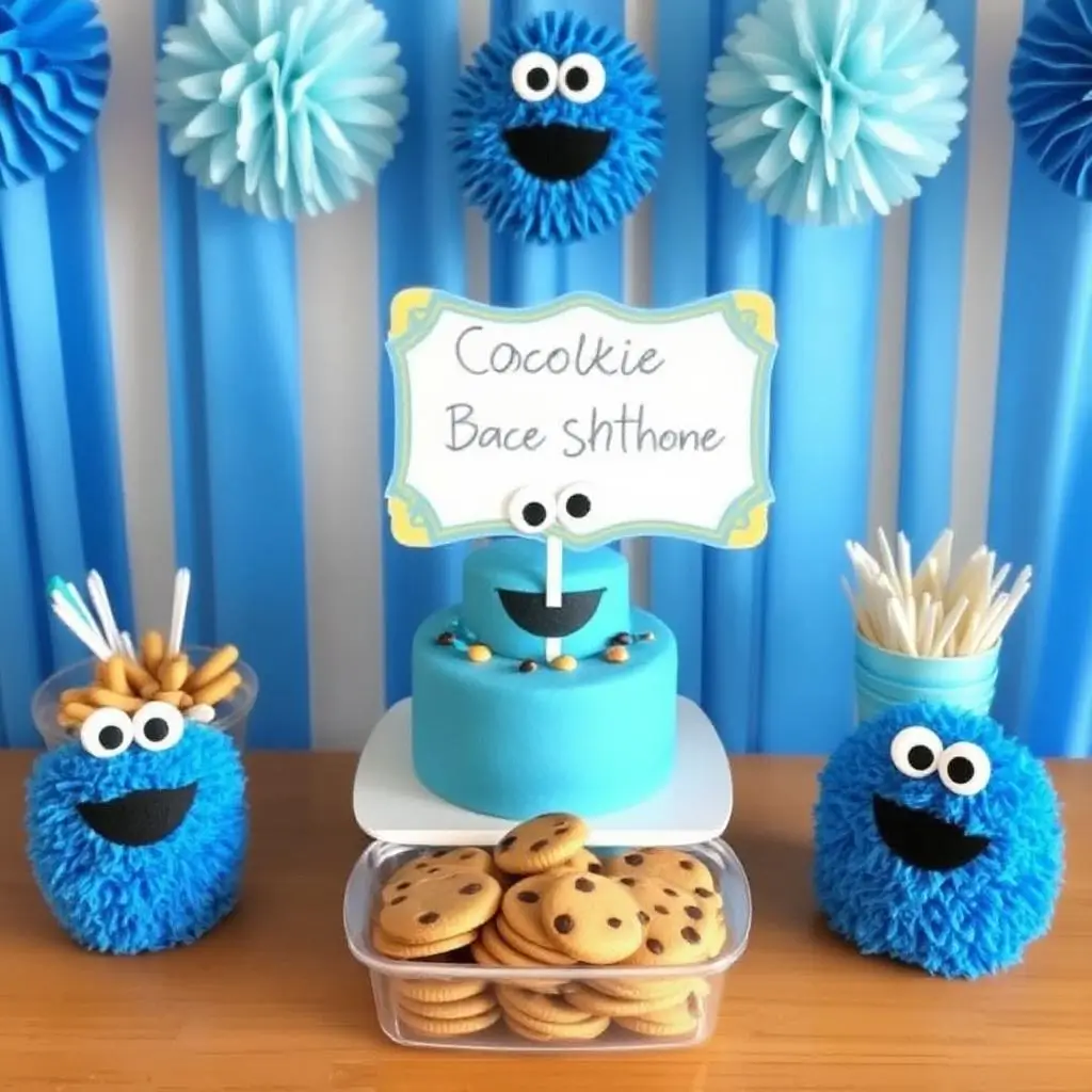 Cookie Monster Baby Shower